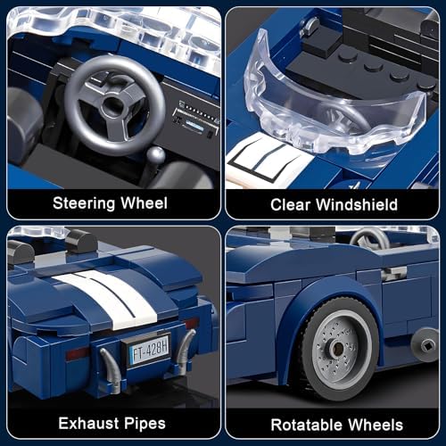 High GODO Sports Car Building Set Classic Racing Collectible