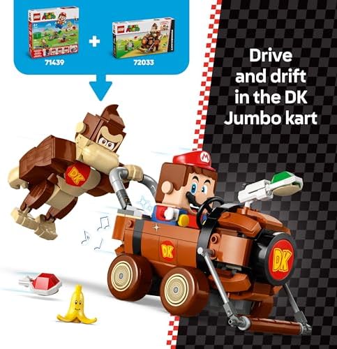 LEGO Super Mario Mario Kart Donkey Kong DK Jumbo Building Set