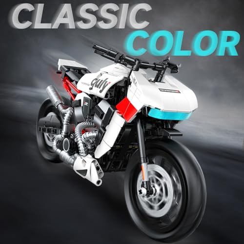 18 Adventure Touring Motorcycle Building Set for Adults