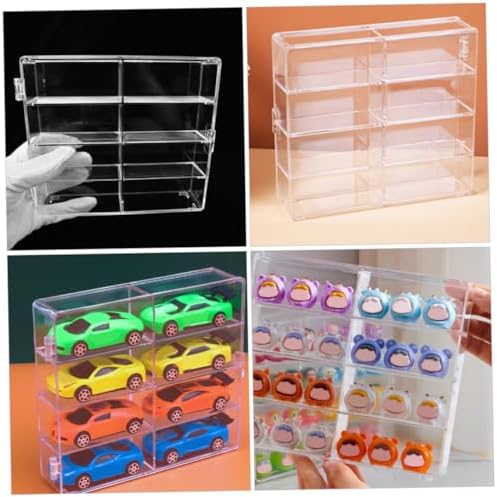 2pcs Display Case for Model Cars and Collectibles
