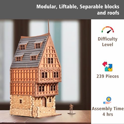 Cooper Rowhouse DIY Wooden Building Kit for Teens and Adults