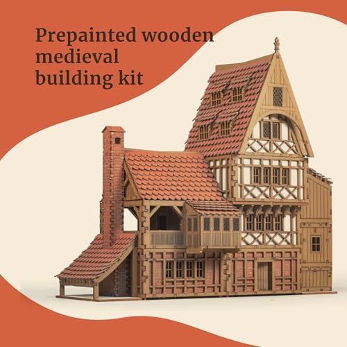 Guild Hall - DIY Wooden House Building Kit for Teens and Adults