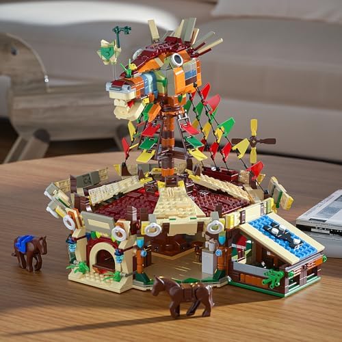 Horse Station Building Model Kit for Zelda Fans