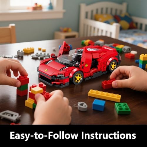 Speed Champions Red SP3 Sports Car Building Kit - 275 Pieces