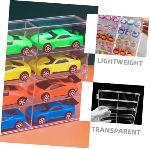2pcs Acrylic Display Case for Car Models and Collectibles