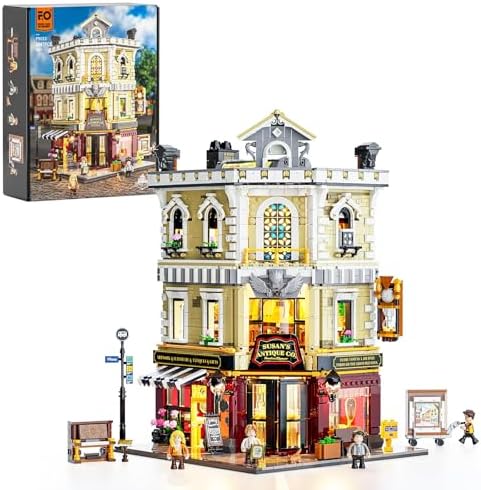 Funwhole Antique Store Lighting Building Bricks Set for Adults and Teens