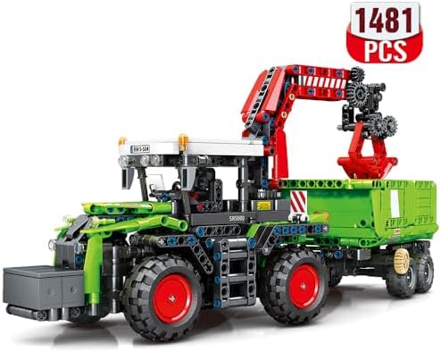 3 in 1 Harvester Tractor Building Set Toy 1481pcs