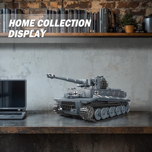 Military Tiger Tank Building Set with Remote Control