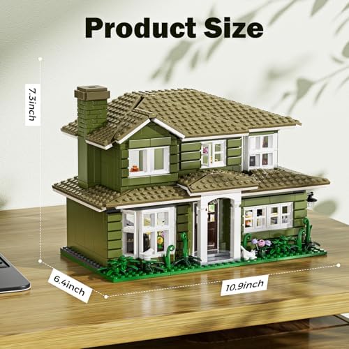 Modern House Building Set for Fans and Adults 1176 PCS