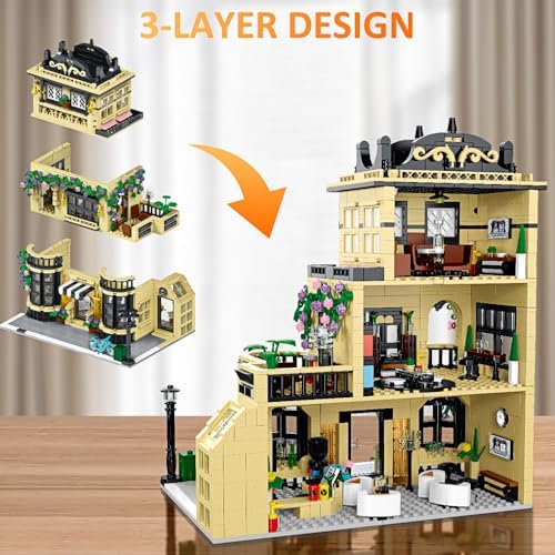 City Cafe Building Block Set with LED Light