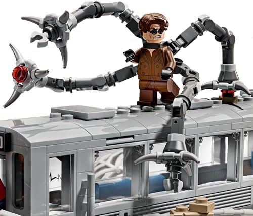 LEGO Marvel Spider-Man vs Doc Ock Subway Train Scene