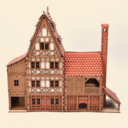 Guild Hall - DIY Wooden House Building Kit for Teens and Adults