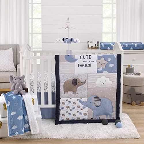 Carters Blue Elephant Musical Mobile