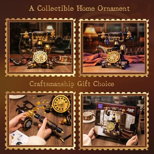 Retro Phone Building Blocks Set for Adults