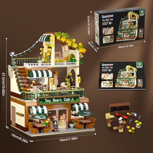 Insoon City Coffee House Building Set with Light