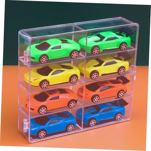 NUOBESTY 2Pcs Wall Mounted Display Case for Car Models and Collectibles