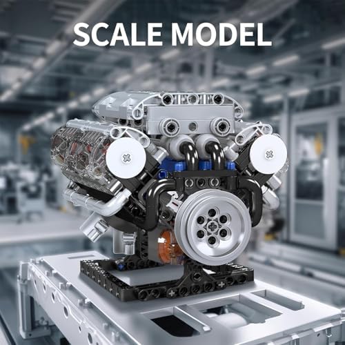 Mould King V8 Engine Building Blocks Set 535 Pcs