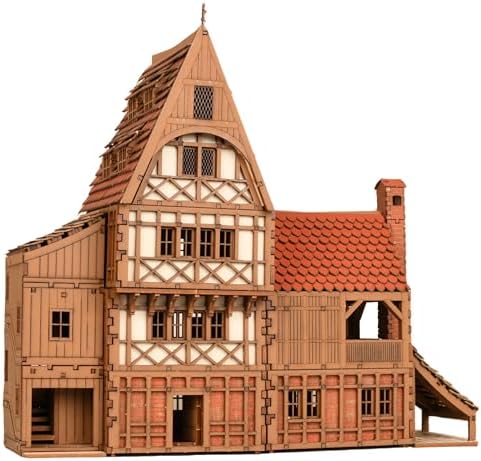 Guild Hall - DIY Wooden House Building Kit for Teens and Adults