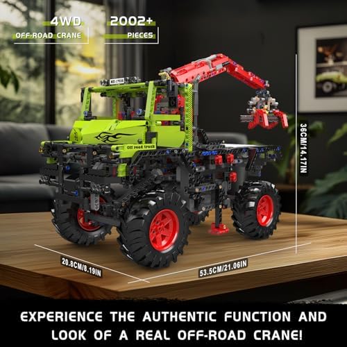 Mould King Offroad Crane Truck Building Blocks Set