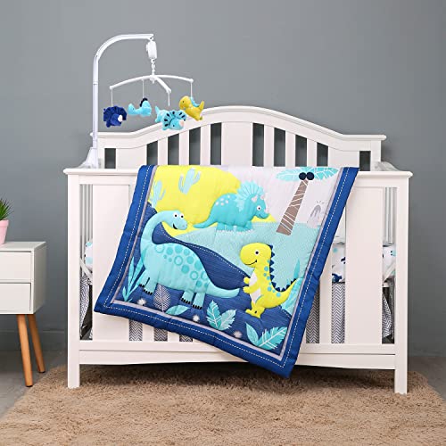 CribMATE Blue Dinosaur Mobile Set for Baby