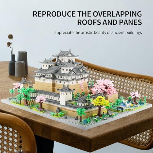 Japan Himeji Castle Micro Building Block Model Kit for Adults