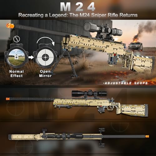 CASEIER M24 Building Blocks Gun Set 1380 PCS