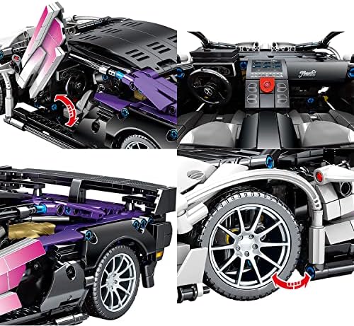 Veottye Super Sports Car Building Kit 114 Scale