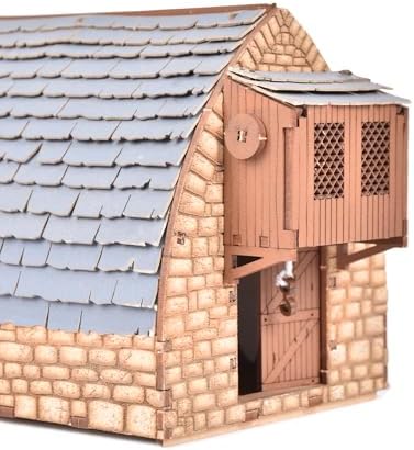 Medieval Barn Livery DIY Building Kit for Teens and Adults