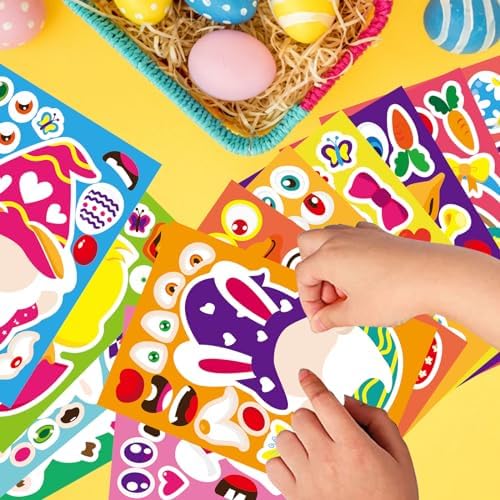 OTAITY 36 Piece Easter Sticker Set for Kids