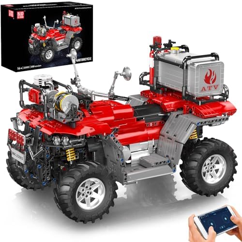 Mould King Fire Truck ATV Building Set 2100 Pcs