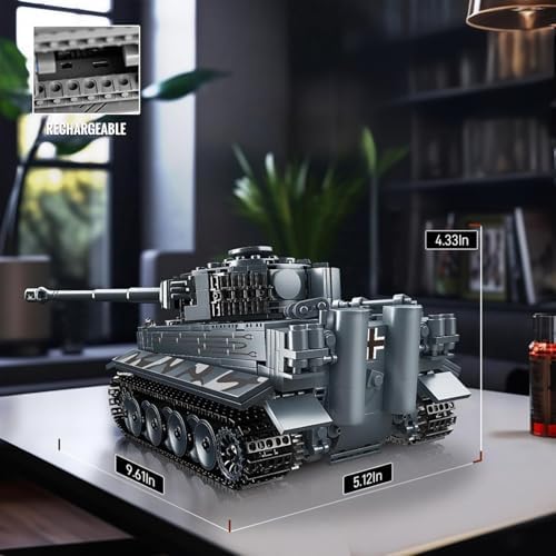 Mould King MOC Tiger Tank Building Blocks Toy 800 Pieces