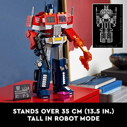 LEGO Icons Optimus Prime 2-in-1 Transforming Figure Set
