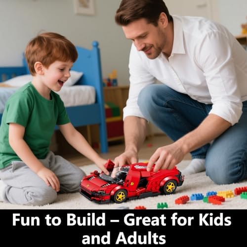 Speed Champions Red SP3 Sports Car Building Kit - 275 Pieces