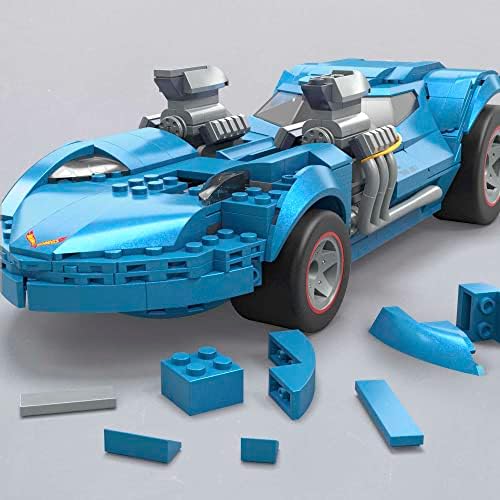 MEGA Hot Wheels Race Car Building Set Twin Mill 635 Pieces