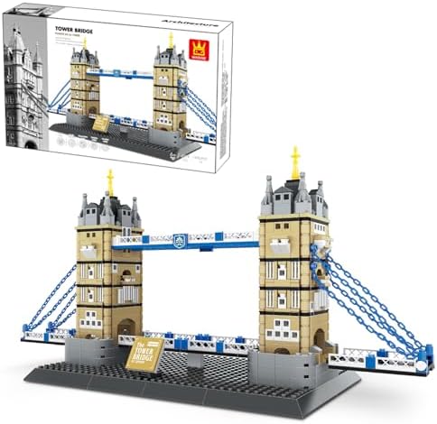London Twin Tower Bridge Building Blocks Set 969 Pieces