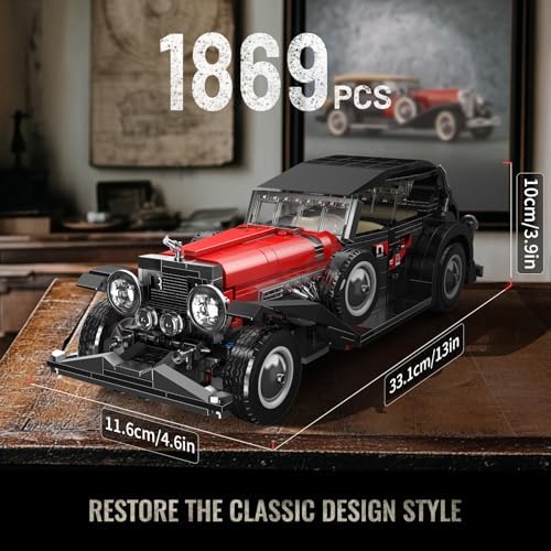 Mould King 10114 Classic Car Building Blocks Set