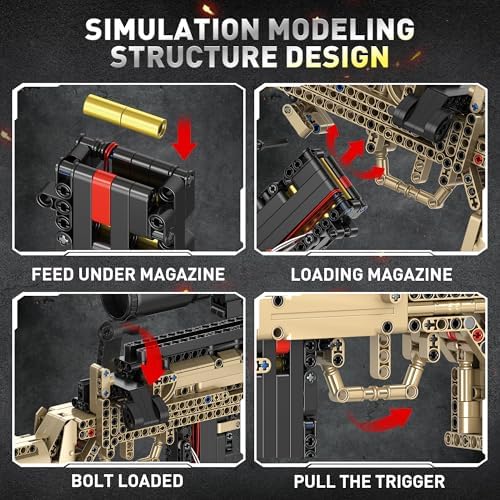 Fluorspar Blaster M24 Building Block Gun 11 Scale