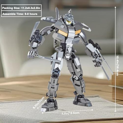 Mech Robot Building Blocks Set for Adults 698 Pieces