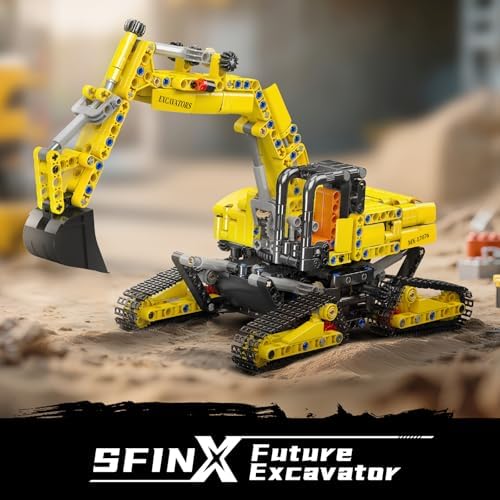 Mould King 17076 Excavator Building Set 840 Pieces