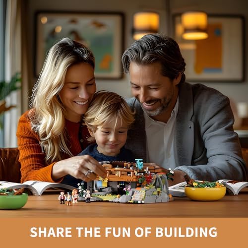 FUNWHOLE Mountain Cabin Building Set for Adults and Teens