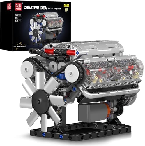 Mould King V8 Engine Building Blocks Set 535 Pcs