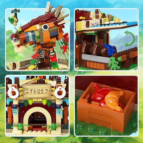 Horse Station Building Model Kit for Zelda Fans