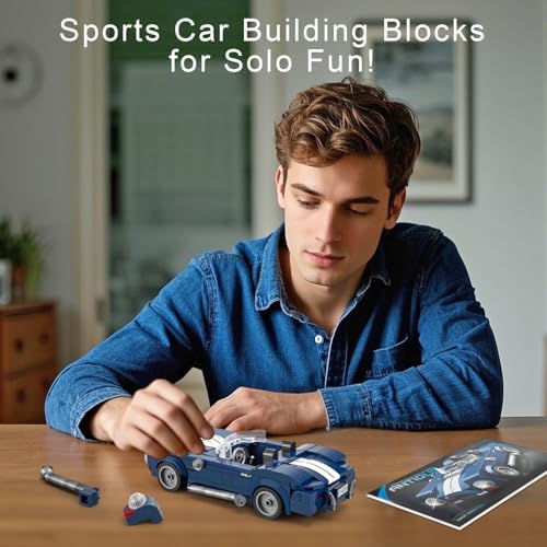 High GODO Sports Car Building Set Classic Racing Collectible