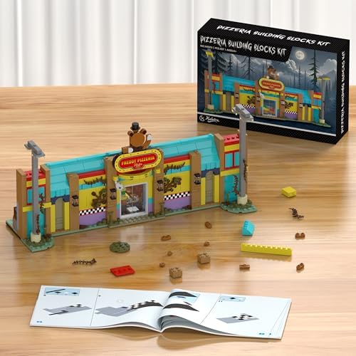 Five Nights Pizzeria Building Blocks Toy Set
