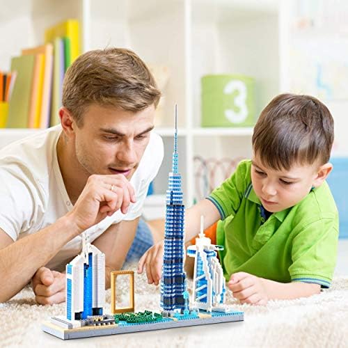 Dolblock Dubai Skyline Collectible Model Building Kit 2545 Pieces