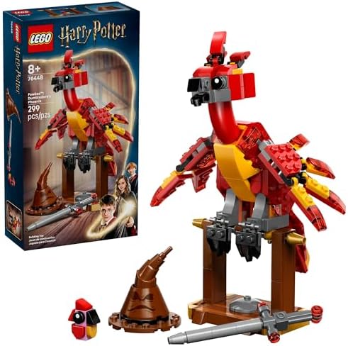 LEGO Harry Potter Fawkes Phoenix Building Set 76448
