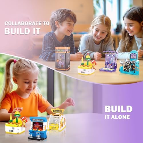 NUTCRACKER 12 in 1 Game Console Building Set for Kids 8