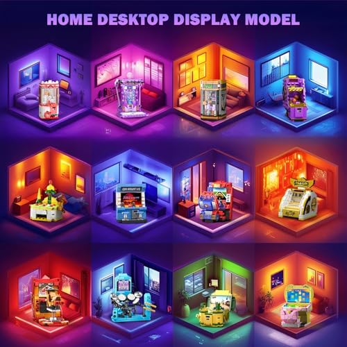 NUTCRACKER 12 in 1 Game Console Building Set for Kids 8