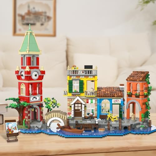Venice Main Street Building Set for Adults 2155 PCS