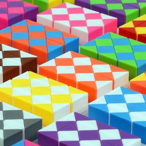 35 Pack Magic Snake Cube Toy for Kids and Adults